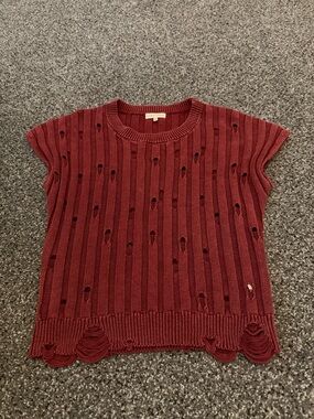 Womens new gilded intent top size medium